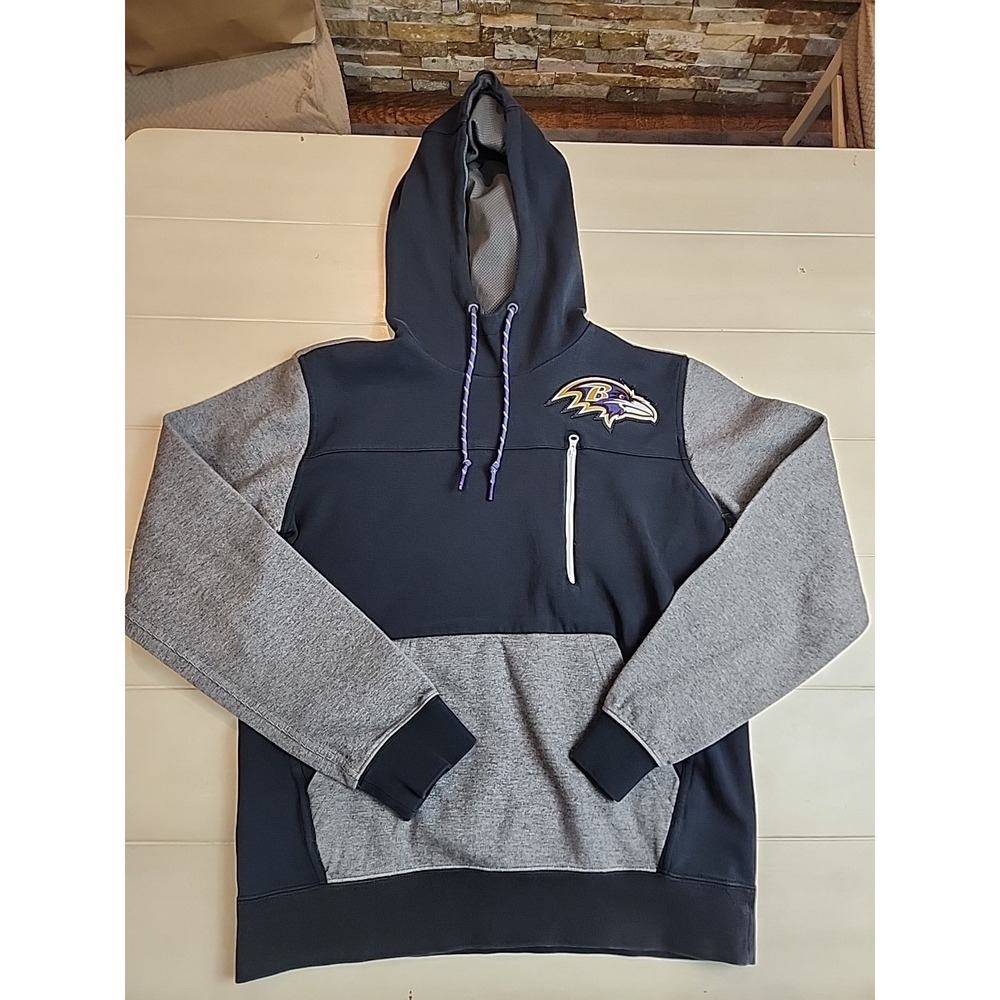 Nike Baltimore Ravens NFL Football Pullover Hoodie Sweatshirt Men's Size M Black - Picture 1 of 10